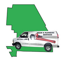 Local Plumber Service Area Map Glencoe, IL