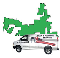Local Plumber Service Area Map Hoffman Estates, IL